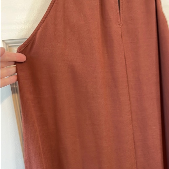 Eileen Fisher Brown Floor Length Maxi Sleeveless Dress - Size Medium - Picture 12 of 16